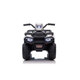 Elektrische quad - 88x46x51cm - tot 3,5km/u - wit zwart