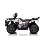 Elektrische quad - 88x46x51cm - tot 3,5km/u - wit zwart