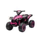 Elektrische quad - 83x53x56cm - tot 3,5km/u - 2,4G - roze