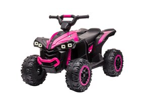 Elektrische quad - 83x53x56cm - tot 3,5km/u - 2,4G - roze