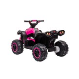 Elektrische quad - 83x53x56cm - tot 3,5km/u - 2,4G - roze