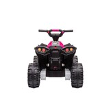 Elektrische quad - 83x53x56cm - tot 3,5km/u - 2,4G - roze