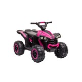 Elektrische quad - 83x53x56cm - tot 3,5km/u - 2,4G - roze