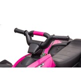 Elektrische quad - 83x53x56cm - tot 3,5km/u - 2,4G - roze