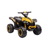Elektrische quad - 83x53x56cm - tot 3,5km/u - 2,4G - geel