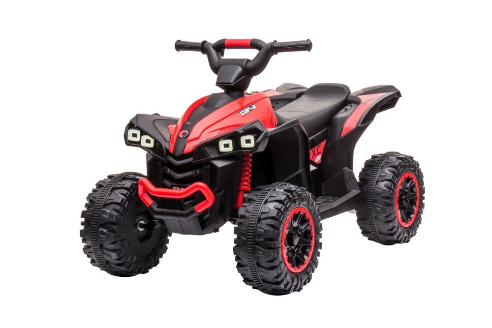 Elektrische quad - 83x53x56cm - tot 3,5km/u - 2,4G - geel