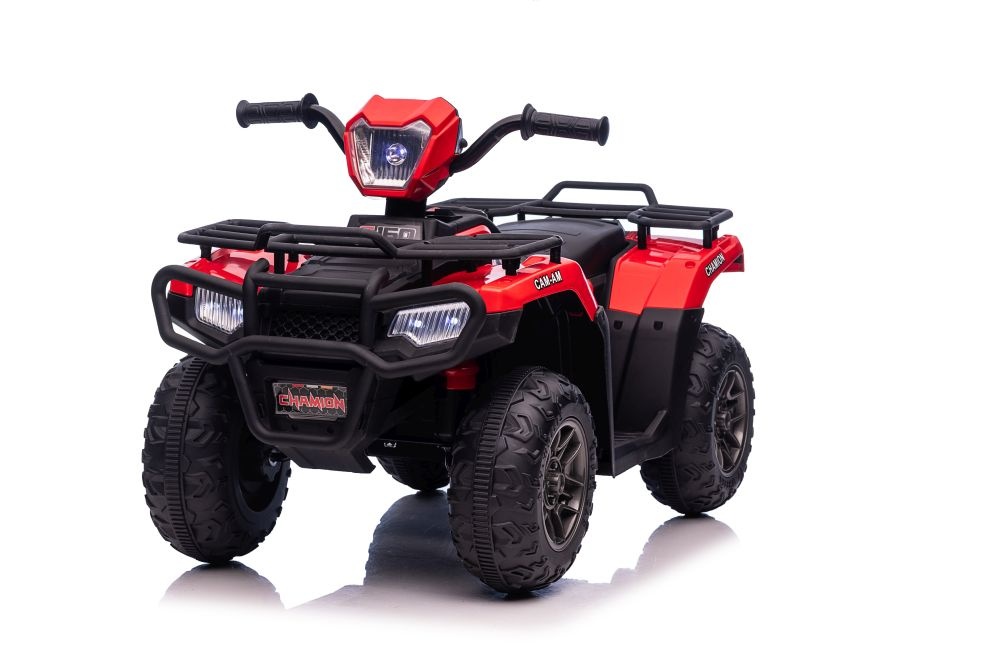 Elektrische quad - 88x46x51cm - tot 3,5km/u - rood zwart