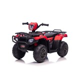 Elektrische quad - 88x46x51cm - tot 3,5km/u - rood zwart