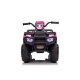 Elektrische quad - 88x46x51cm - tot 3,5km/u - roze zwart