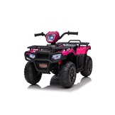 Elektrische quad - 88x46x51cm - tot 3,5km/u - roze zwart