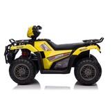 Elektrische quad - 88x46x51cm - tot 3,5km/u - geel zwart