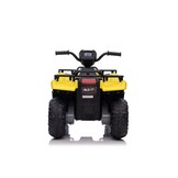 Elektrische quad - 88x46x51cm - tot 3,5km/u - geel zwart