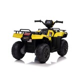 Elektrische quad - 88x46x51cm - tot 3,5km/u - geel zwart