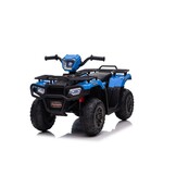 Elektrische quad - 88x46x51cm - tot 3,5km/u - blauw zwart