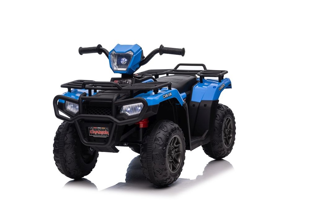 Elektrische quad - 88x46x51cm - tot 3,5km/u - blauw zwart