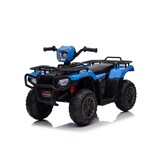 Elektrische quad - 88x46x51cm - tot 3,5km/u - blauw zwart