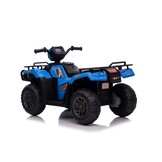 Elektrische quad - 88x46x51cm - tot 3,5km/u - blauw zwart