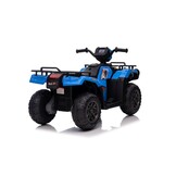 Elektrische quad - 88x46x51cm - tot 3,5km/u - blauw zwart