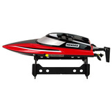 Bestuurbare boot - speedboot - 20-25 km/u - R/C - rood, zwart