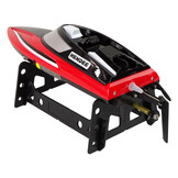Bestuurbare boot - speedboot - 20-25 km/u - R/C - rood, zwart