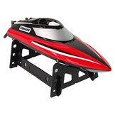 Bestuurbare boot - speedboot - 20-25 km/u - R/C - rood, zwart