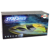 Bestuurbare boot - speedboot - 35 km/u - R/C - 2,4G - geel, zwart