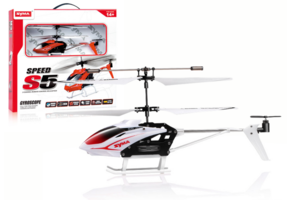 Bestuurbare helikopter - RC helikopter - 20x10x18cm - wit zwart