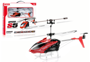Bestuurbare helikopter - RC helicopter - 20x10x18cm - rood