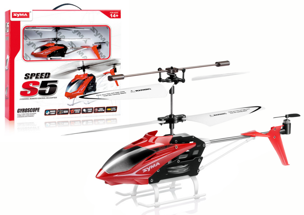 Bestuurbare helikopter - RC helicopter - 20x10x18cm - rood