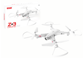 Drone - Z3 SYMA - 720P camera - tot 80m - 2-3m/sec - wit