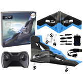 RC vliegtuig - 0,5m/sec - 80-120m bereik - blauw zwart