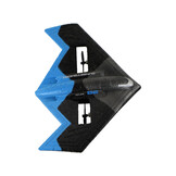 RC vliegtuig - 0,5m/sec - 80-120m bereik - blauw zwart