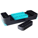 Aerobic step blauw - 2 hoogte standen - 67x27 cm