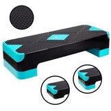 Aerobic step blauw - 2 hoogte standen - 67x27 cm