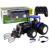 Bestuurbare trekker - R/C tractor - 28x11x14cm - met grijper