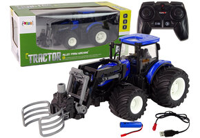 Bestuurbare trekker - R/C tractor - 28x11x14cm - met grijper