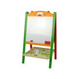 Schoolbord - 74x45x34cm - 2in1 - hout - magnetisch