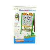 Schoolbord - 74x45x34cm - 2in1 - hout - magnetisch