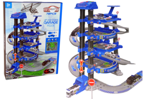 Speelgoed garage - auto parkeerplaats - met 2 politie auto's