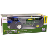 Bestuurbare trekker - R/C tractor - 24x11x12cm - met balenpers