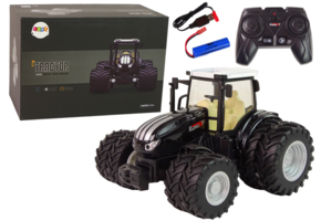 Bestuurbare trekker - R/C tractor - 2,4G - 17x15x12cm - zwart
