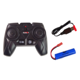 Bestuurbare trekker - R/C tractor - 2,4G - 17x15x12cm - zwart