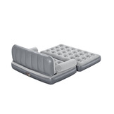 Opblaasbare bank - Bestway - 188x152x64cm - 2 in 1 - grijs wit