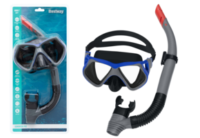 Bestway snorkelset - met duikbril - 42x18x6cm - zwart