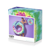 Bestway zwemband volwassenen - 118 cm - opblaasbaar - tie dye
