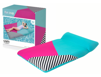 Luchtbed - Bestway - opblaasbed - 200x129 cm - met hoes