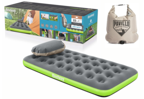 Luchtbed - Bestway - opblaasbed - 188x99x22cm - fluweel