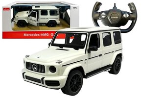 Bestuurbare auto - Mercedes G63 - R/C - 7 km/u - 2,4GHz - wit