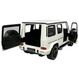 Bestuurbare auto - Mercedes G63 - R/C - 7 km/u - 2,4GHz - wit