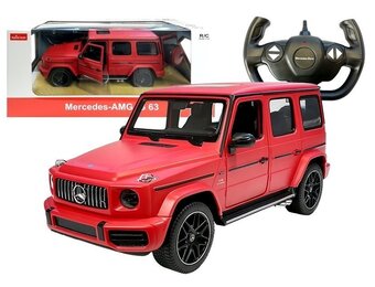 Bestuurbare auto - Mercedes G63 - R/C - 7 km/u - 2,4GHz - rood